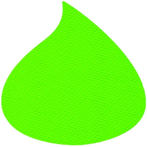 Lime Green Water Drop/Flame Promotional Jar Opener