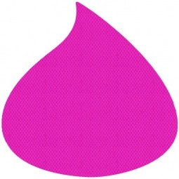 Hot Pink Water Drop/Flame Promotional Jar Opener