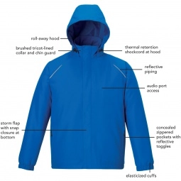 Features - Core365 Brisk Insulated Custom Jackets - Men's