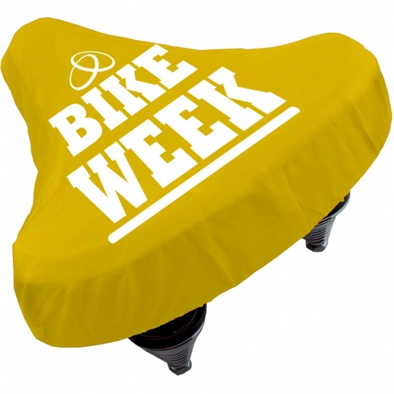 Golden Yellow Bicycle Custom Seat Covers