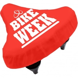 Warm Red Bicycle Custom Seat Covers