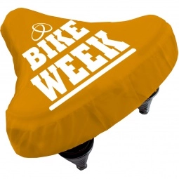 Light Orange Bicycle Custom Seat Covers