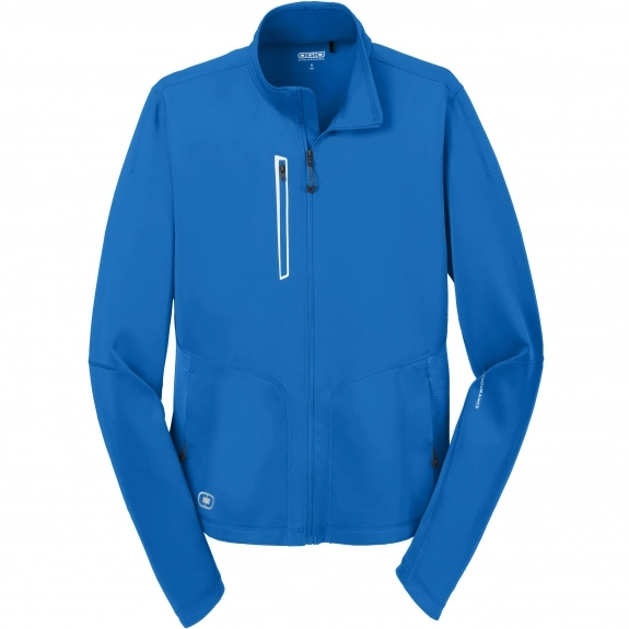 Electric Blue OGIO Endurance Fulcrum Full Zip Custom Jackets - Men's