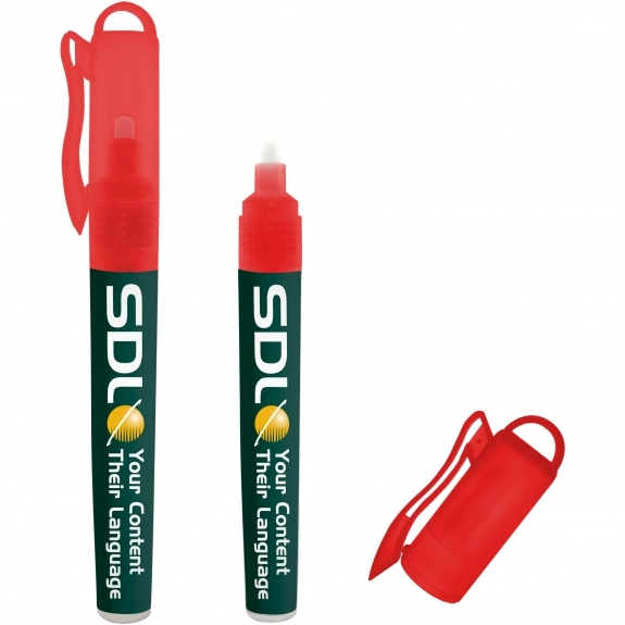 Red Full Color Promotional Stain Remover Pen