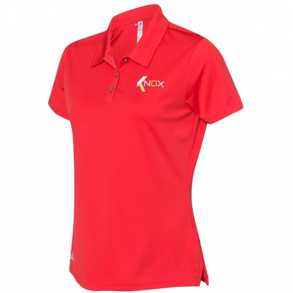 Collegiate Red Adidas Performance Sport Custom Polo Shirt - Women's