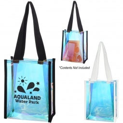 Collage - Iridescent Custom Gift Tote Bag - 7.5"w x 9.25"h x 3.75"d
