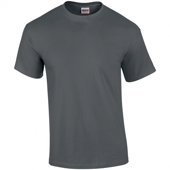 Charcoal Gildan Ultra Cotton 6 oz. Custom T-Shirt - Men's - Colors