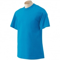 Heather Sapphire Gildan Ultra Cotton 6 oz. Custom T-Shirt - Men's - Colors