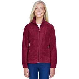 Front - Harriton Full-Zip Custom Fleece Jacket - Women's