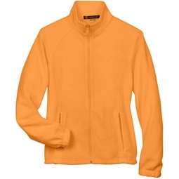 Safety Orange - Harriton Full-Zip Custom Fleece Jacket - Women's