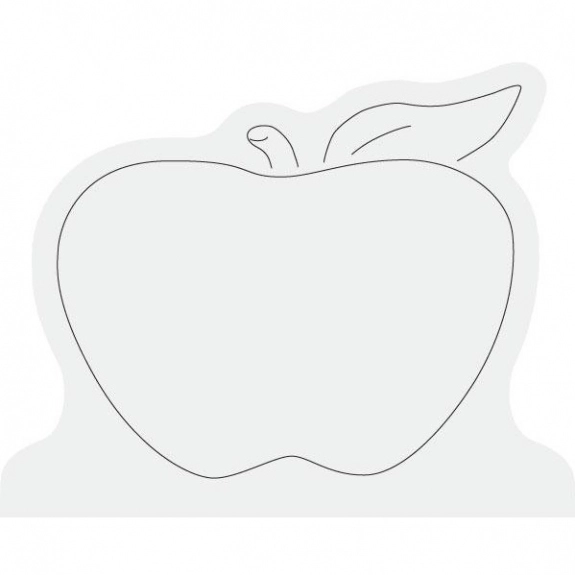 White Press n' Stick Custom Calendar - Apple