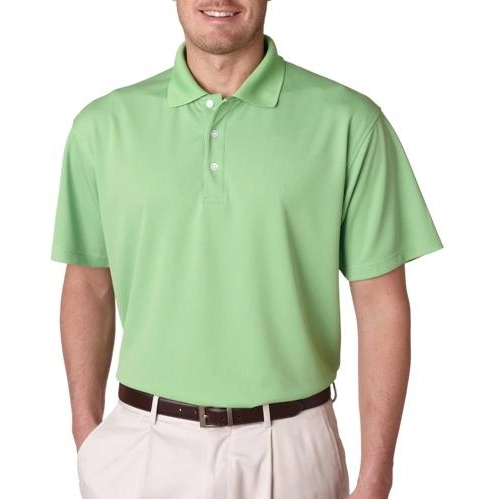 Light Green UltraClub Cool & Dry Stain-Release Custom Polo Shirt