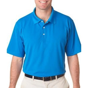 Pacific Blue UltraClub Cool & Dry Stain-Release Custom Polo Shirt