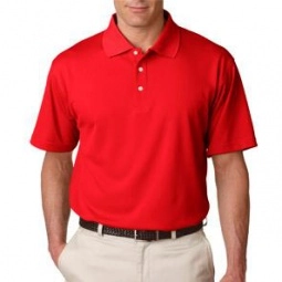 Red UltraClub Cool & Dry Stain-Release Custom Polo Shirt