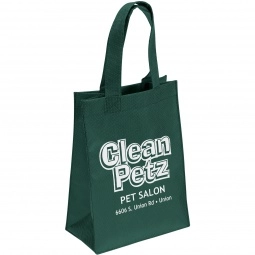 Hunter Green Promotional Non-Woven Shopper Tote Bag