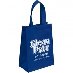 Royal Blue Promotional Non-Woven Shopper Tote Bag