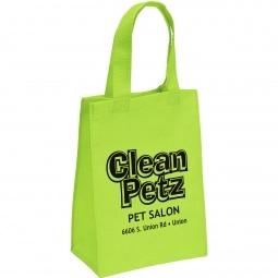 Lime Green Promotional Non-Woven Shopper Tote Bag