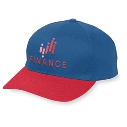 Navy / red 6-Panel Low Profile Snapback Promotional Cap - Youth