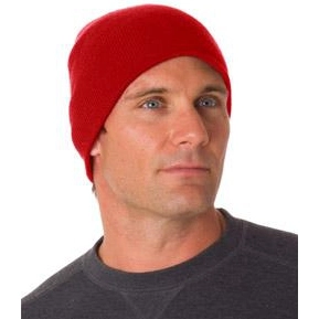 Red Bayside Beanie Custom Hat