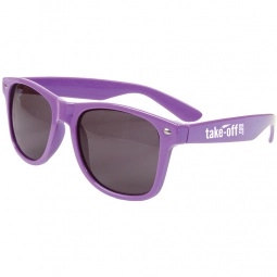 Purple Glossy Frame Custom Sunglasses