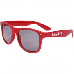 Red Glossy Frame Custom Sunglasses