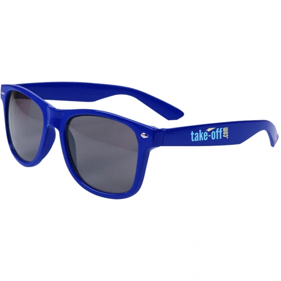 Royal Blue Glossy Frame Custom Sunglasses