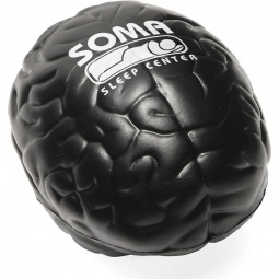 Black Brain Shaped Custom Stress Balls