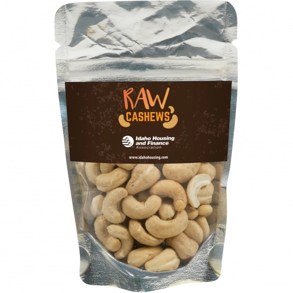 Full Color Healthy Resealable Custom Pouch - Raw Cashews