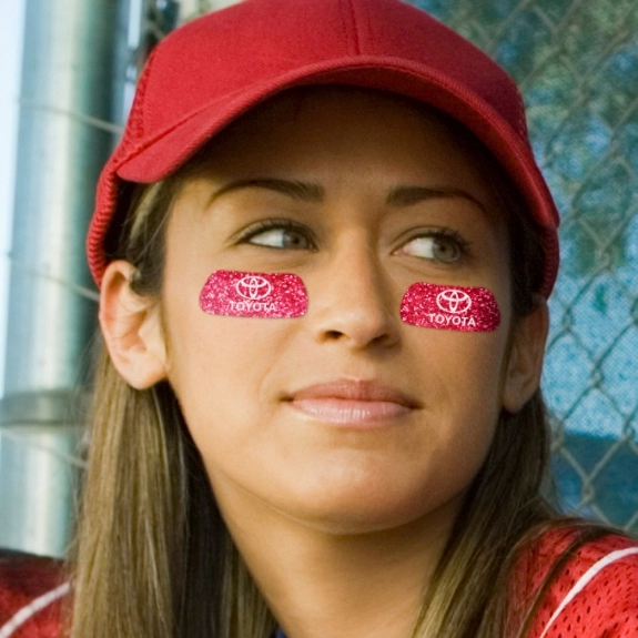 Premium Glitter Custom Face Stickers Promo Stickers ePromos