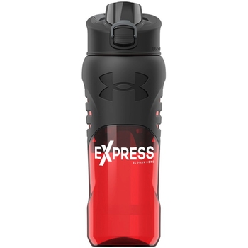 Red Under Armour&#174; Draft Grip Branded Water Bottle - 24 oz.