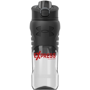 Clear Under Armour&#174; Draft Grip Branded Water Bottle - 24 oz.