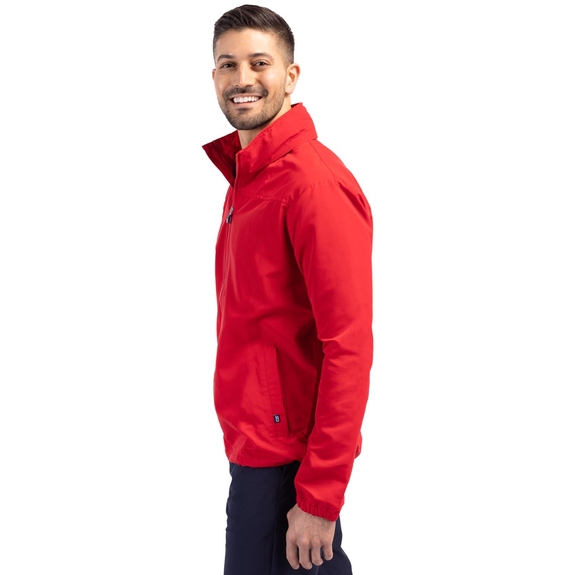 Side - Cutter & Buck Charter Eco Recycled Custom Jacket - Men's