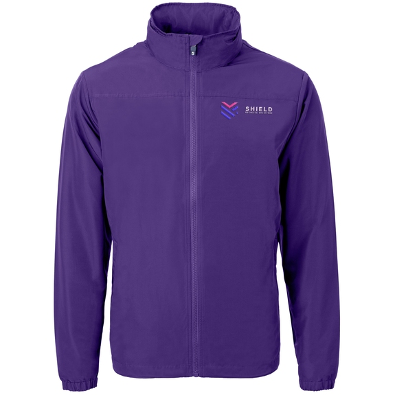 College purple - Cutter & Buck Charter Eco Recycled Custom Jacket - Men's