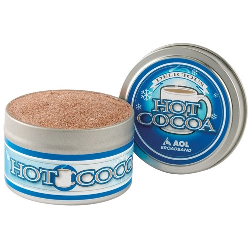 Silver Gourmet Promotional Hot Chocolate Tin