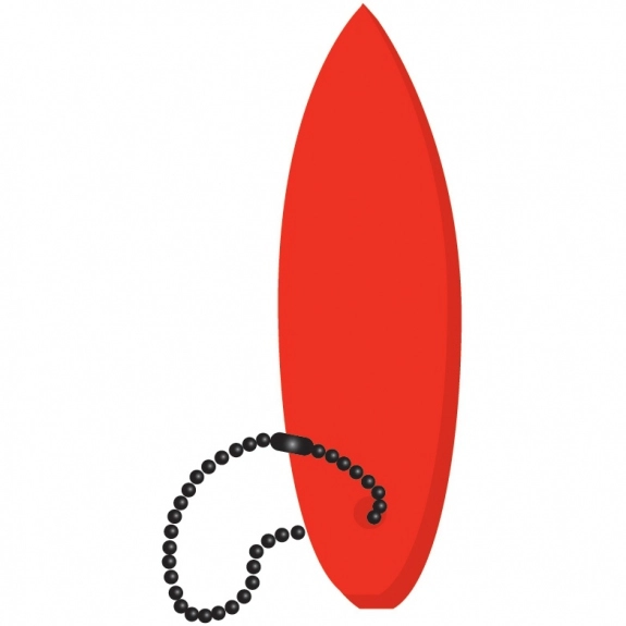 Red Foam Floating Surfboard Custom Logo Keytag