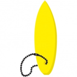 Yellow Foam Floating Surfboard Custom Logo Keytag