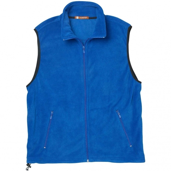 Royal Blue Harriton Custom Fleece Vest