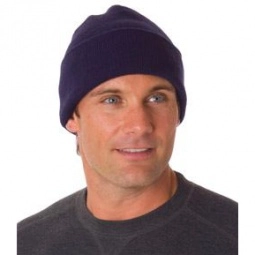 Navy Bayside Knit Cuff Beanie Custom Hat