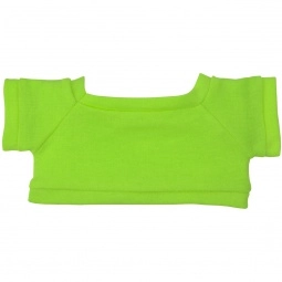 Lime Green Plush Big Paw Teddy Bear w/ Shirt - 6"