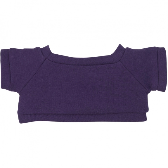 Purple Plush Big Paw Teddy Bear w/ Shirt - 6"