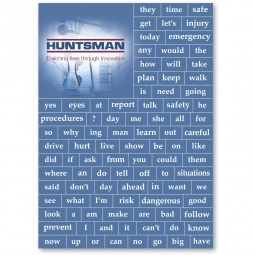 Full Color Promotional Message Magnet - Household Words - 20 mil