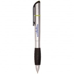 Yellow - 2-in-1 Promotional Pen & Highlighter Combo