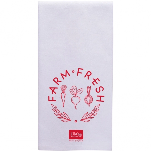 Flour Sack Custom Tea Towels - 26" x 26"