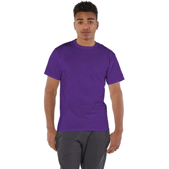 Purple - Champion Custom Short Sleeve Unisex T-Shirt