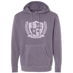 Plum - Independent Training Company Midweight Dyed Custom Hooded Sweatshirt
