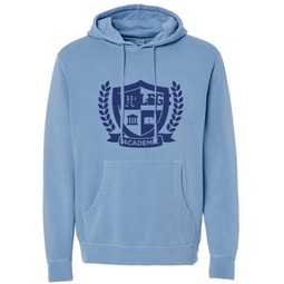 Light Blue - Independent Training Company Midweight Dyed Custom Hooded Swea