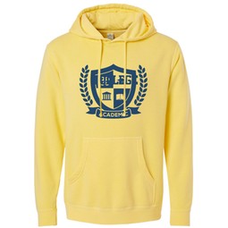 Yellow - Independent Training Company Midweight Dyed Custom Hooded Sweat