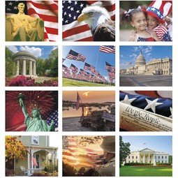Celebrate America - 13 Month Patriotic Appointment Custom Calendar