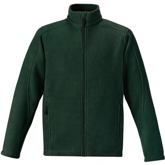 Forest Green Core365 Journey Fleece Custom Jacket