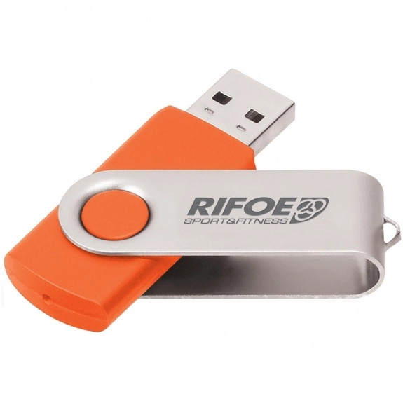 Laser Engraved Swing Custom USB Flash Drives 2GB ePromos